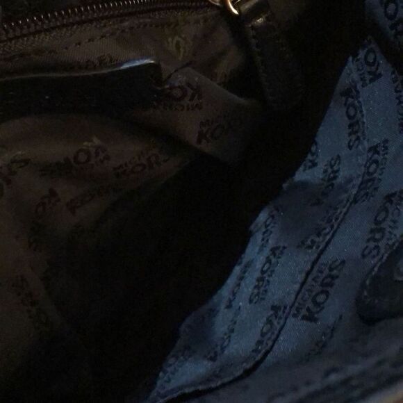 Michael, Michael Kors signature, Crossbody bag, MK logo, brown and black - Picture 5 of 6